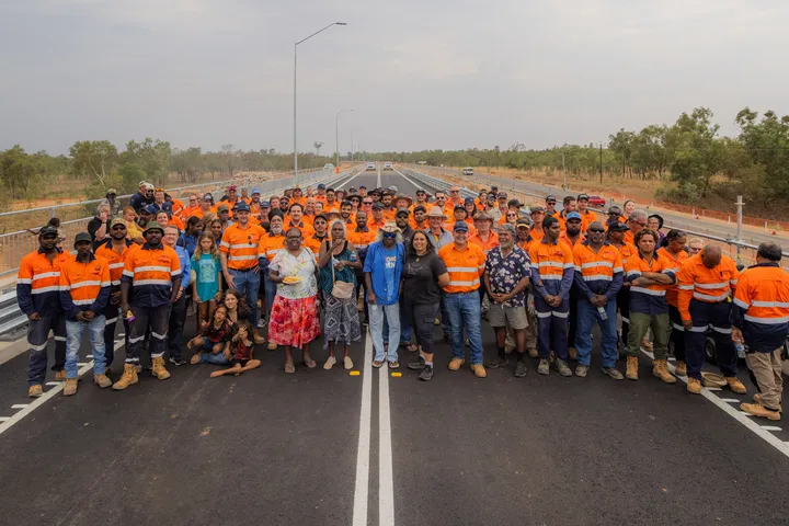 New Brooking Channel Bridge opens ahead of wet season