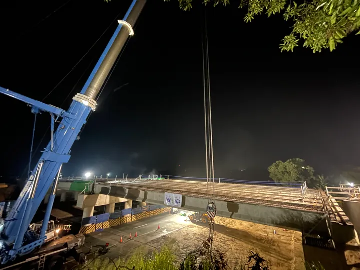 Montclaire Interchange under construction, Philippines